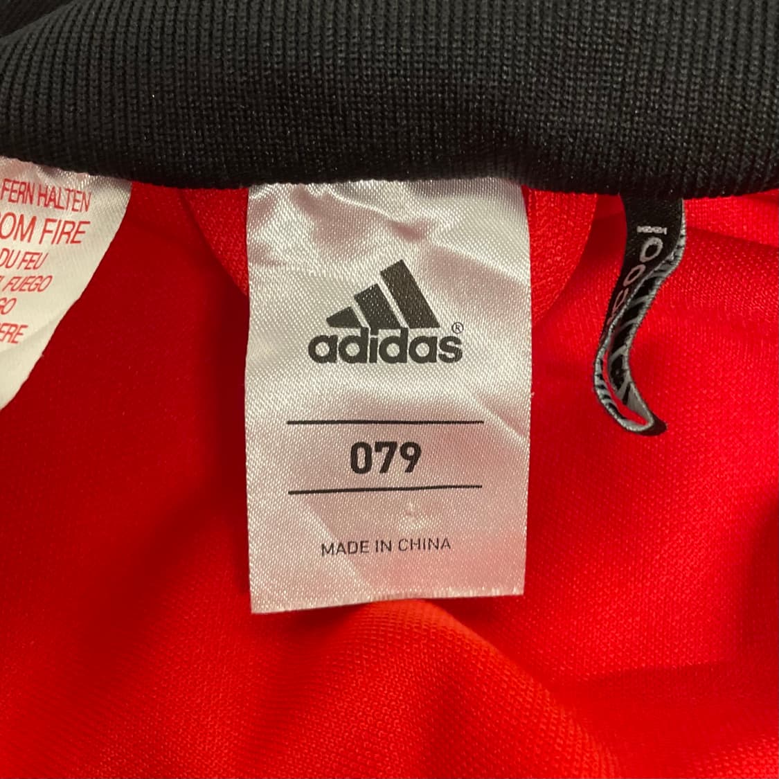 아디다스 (키즈) 독일 국대 레드 져지 자켓   상품이미지6