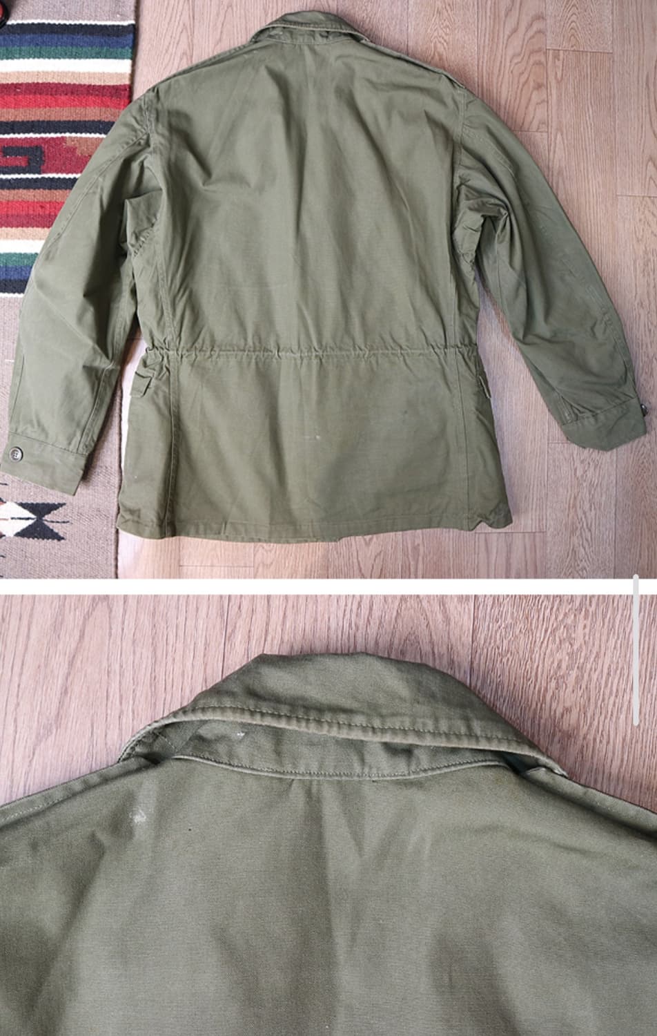 50S 한국전쟁 미군야상 US Army M1950 필드자켓 1951년산 상품이미지5