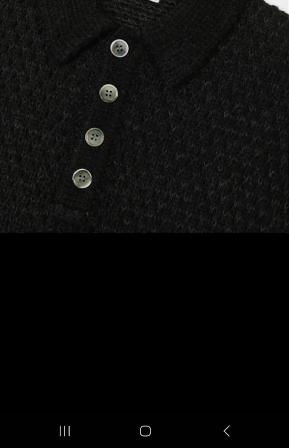 (새상품) 르마드 아란울 pk니트 검정 3사이즈 상품이미지3