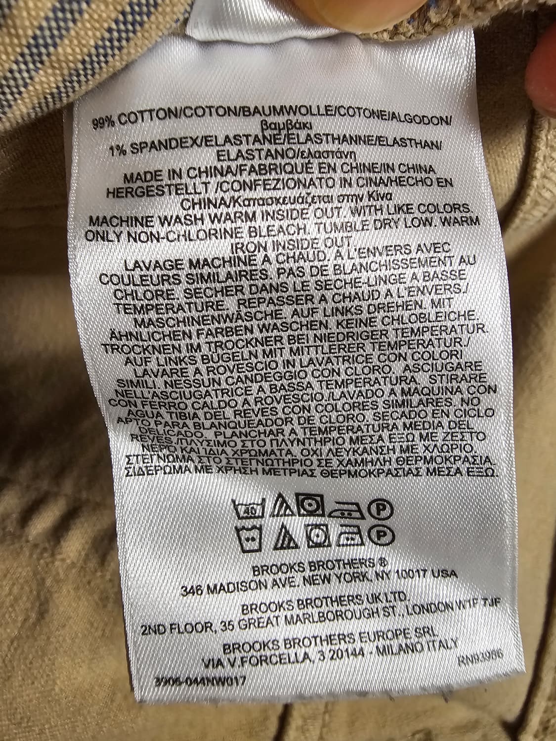 브룩스브라더스 팬츠 코튼 31 30 상품이미지8