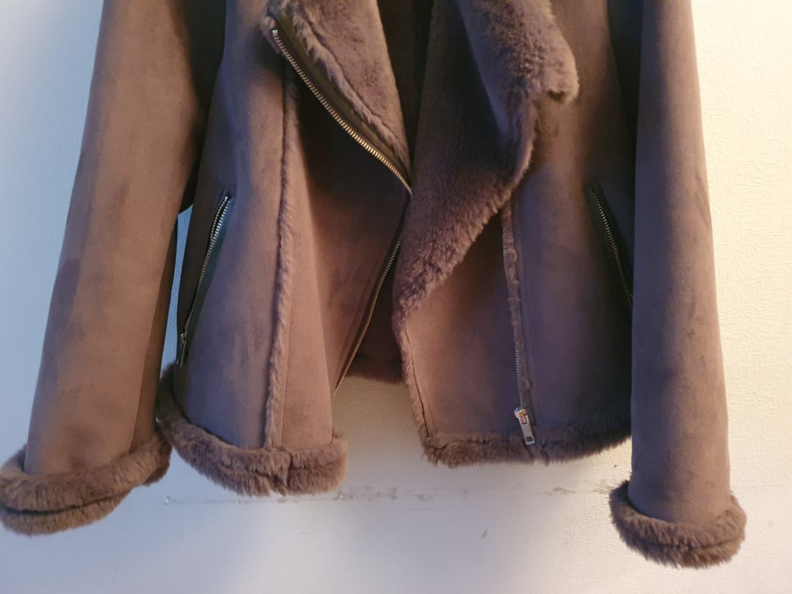 ZEN 스웨이드 무스탕 자켓 브라운)F 상품이미지5