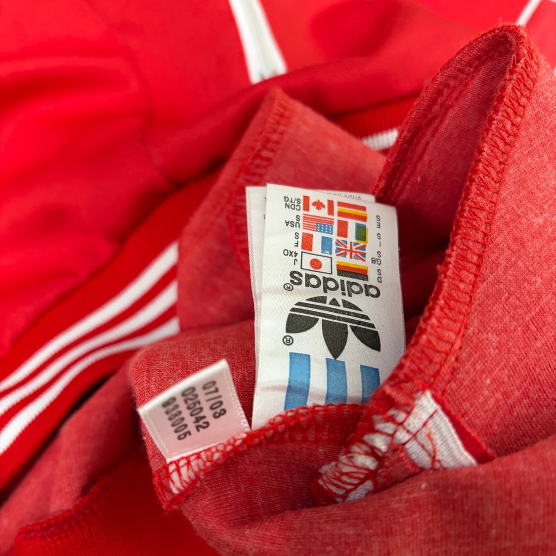 아디다스 올드스쿨 (구)페루 국대 트랙탑 져지(실측 M) 상품이미지4