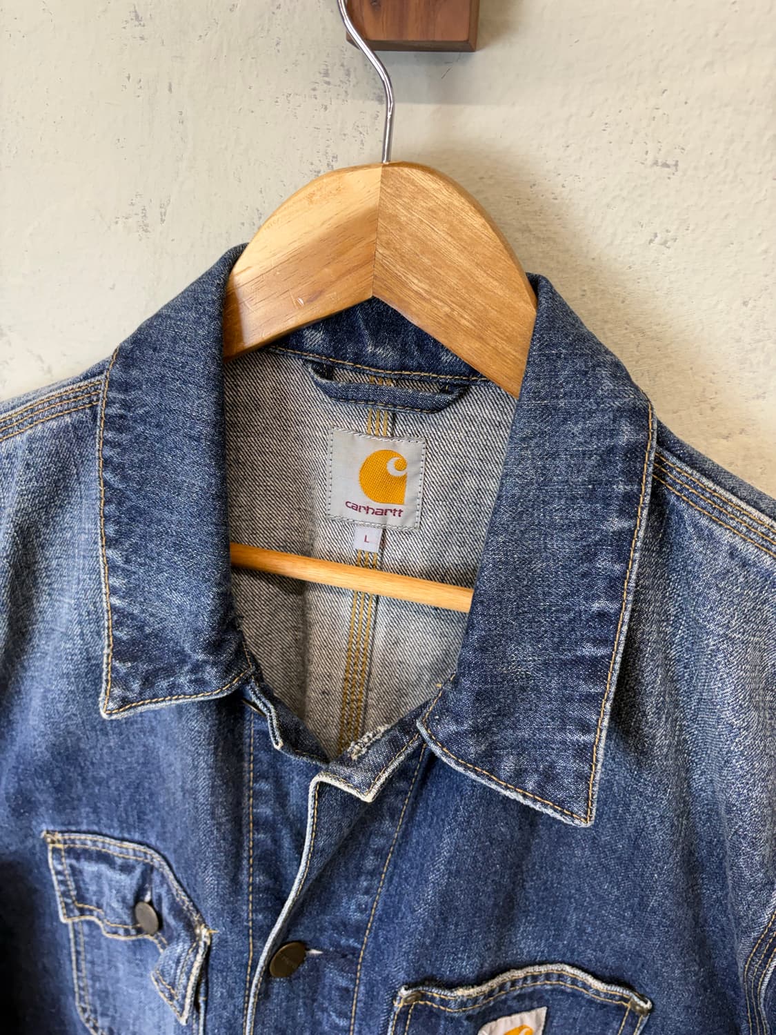 칼하트 빈티지 데님 미시간 초어코트 상품이미지5