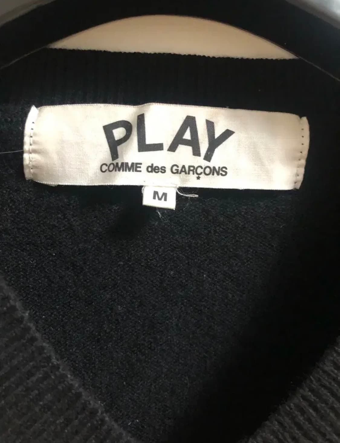 꼼데가르송 정품 브이넥 울니트 상품이미지4