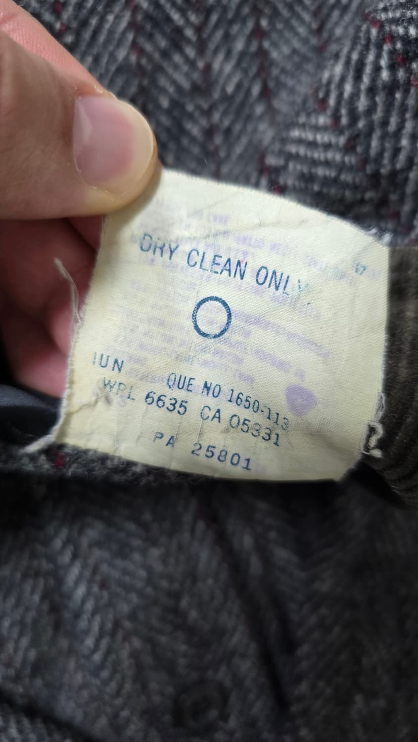 울리치 헤링본 코듀로이 카라 셔츠 자켓 L 싸이즈 105 USA 상품이미지5