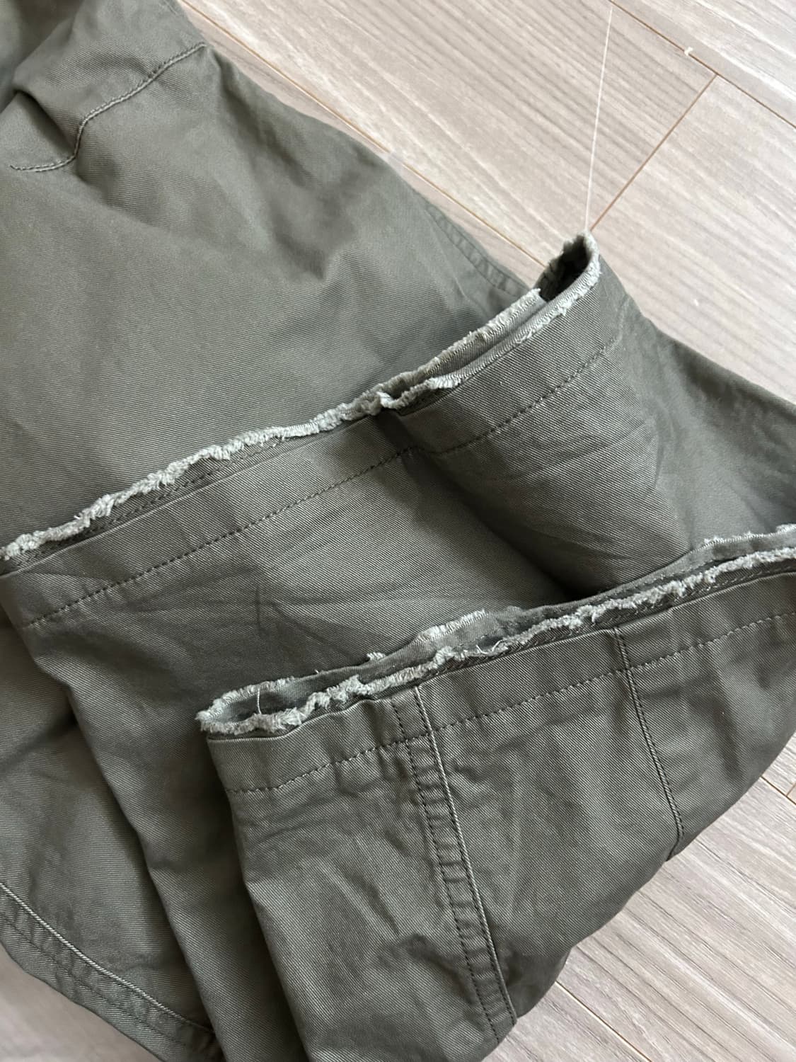 코이세이오 폴드 팬츠 카키 상품이미지3