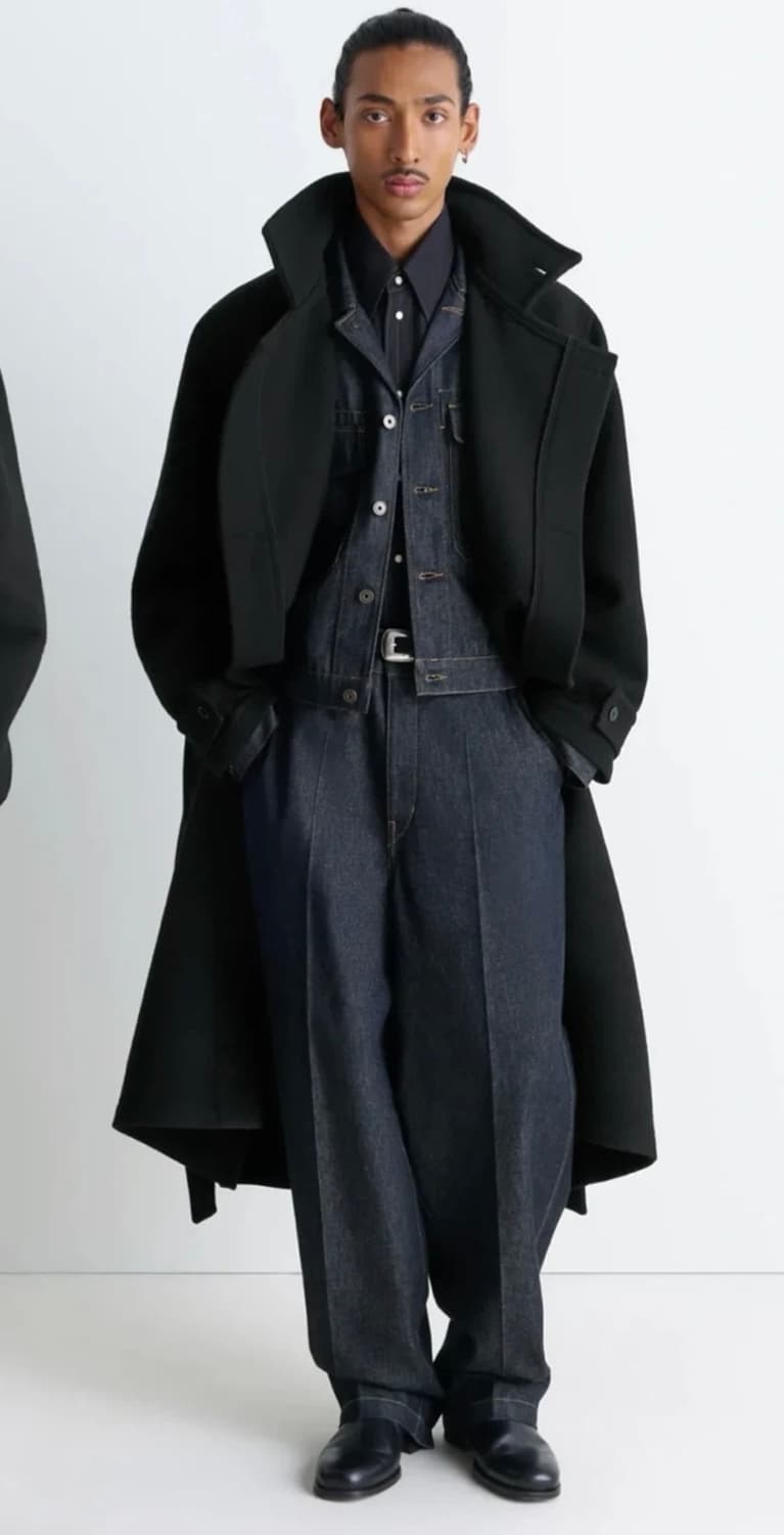 르메르 더블 울 랩 코트 블랙 xxs 상품이미지1