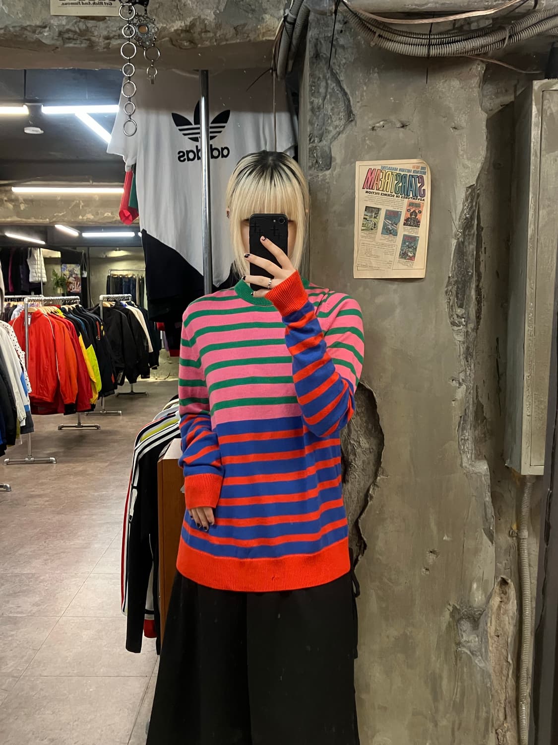 아크네 스튜디오 스트라이프 니트 M 상품이미지2