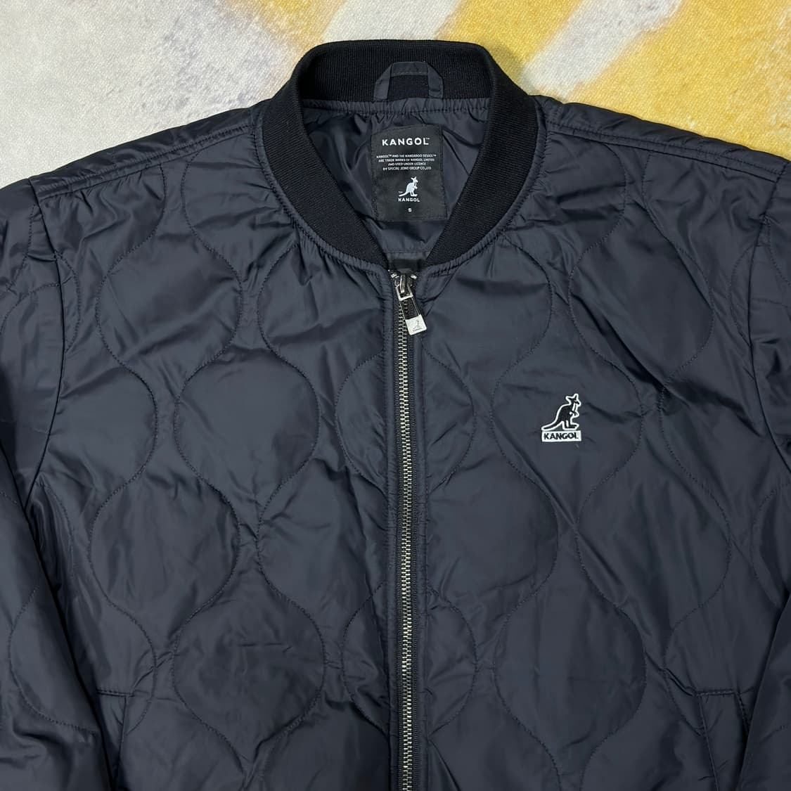 캉골 블랙 퀄팅자켓  상품이미지2