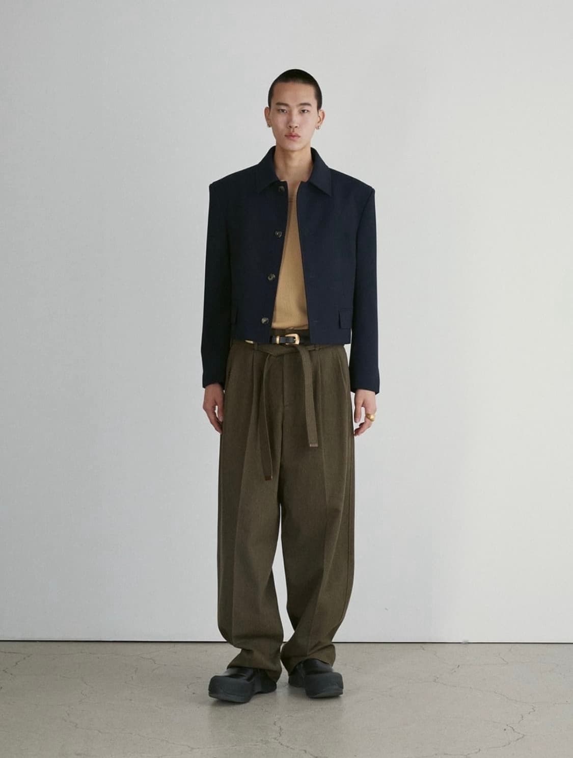 렉토 울블렌드 숏자켓 상품이미지1