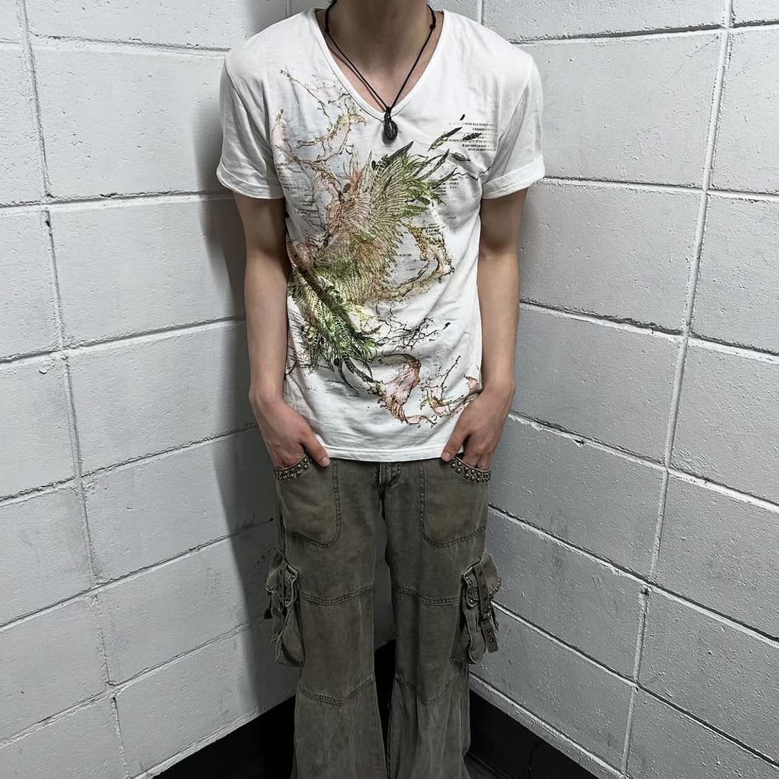 schlussel phoenix printing short 상품이미지2