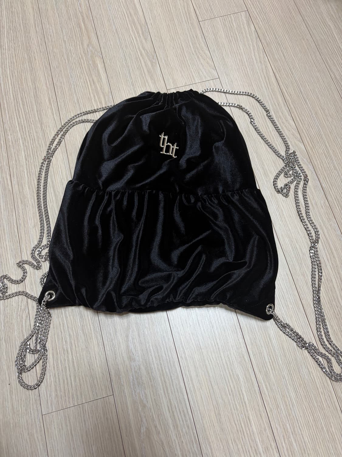 쓰리타임즈 벨벳 백팩 상품이미지2