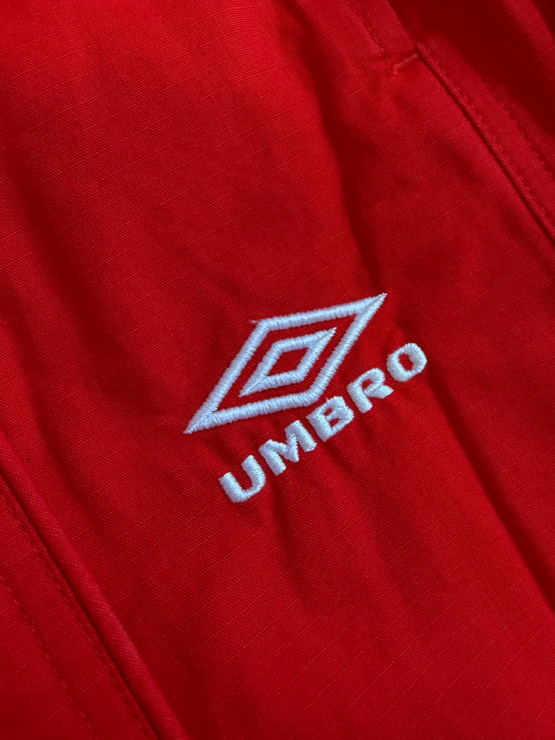 23fw 슈프림x엄브로 트랙팬츠 레드 아시아XL 상품이미지4