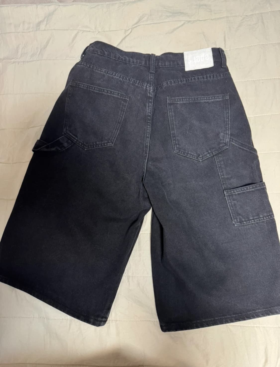 스웨이드 데님 버뮤다 팬츠 상품이미지2