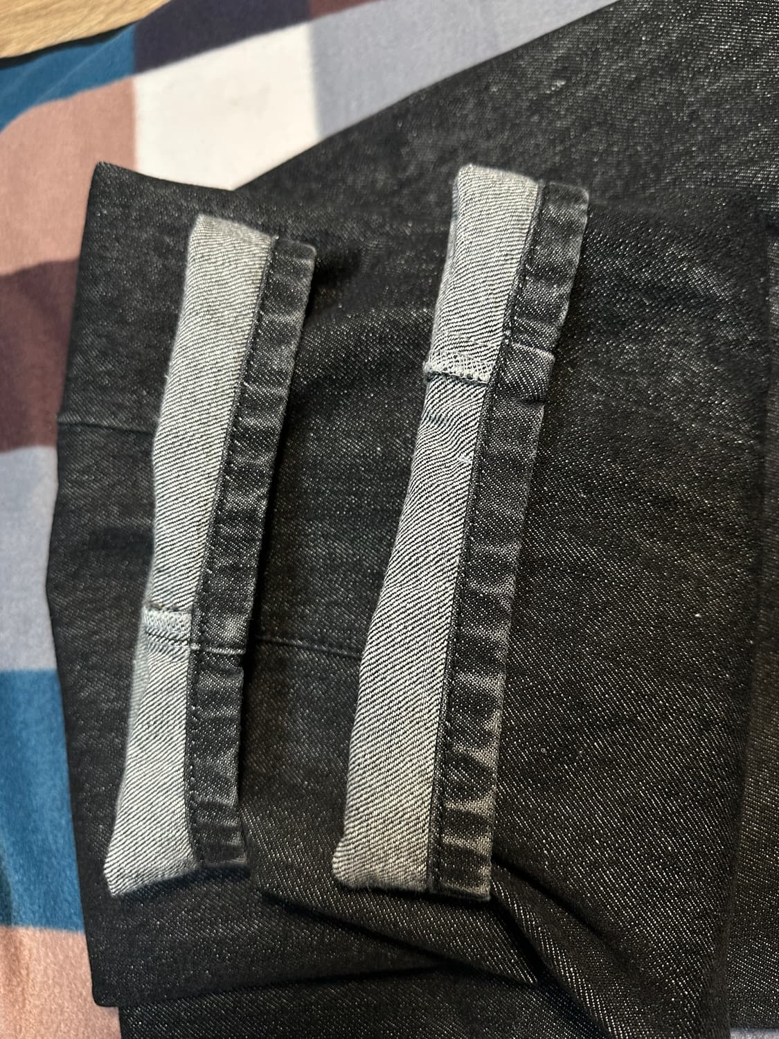 [노이어] 와이드 데님 팬츠 (블랙) 상품이미지9