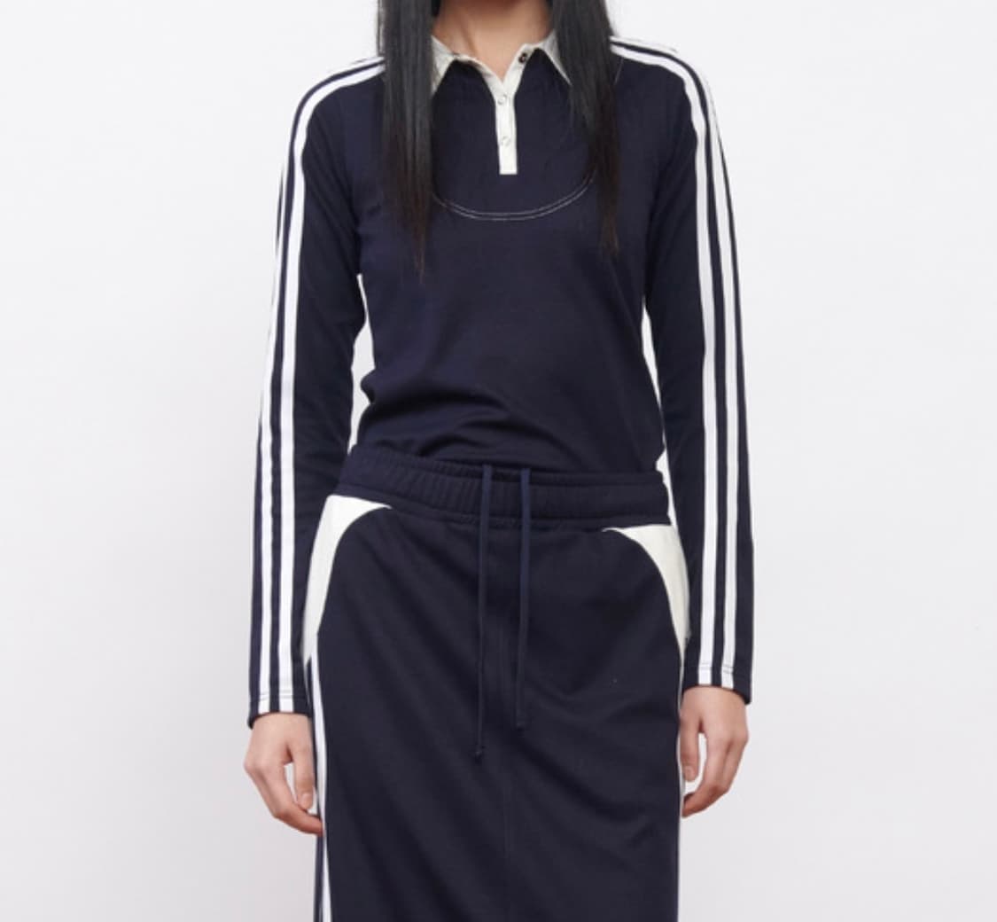 기준 Football Long Sleeve Jersey Polo M 상품이미지3