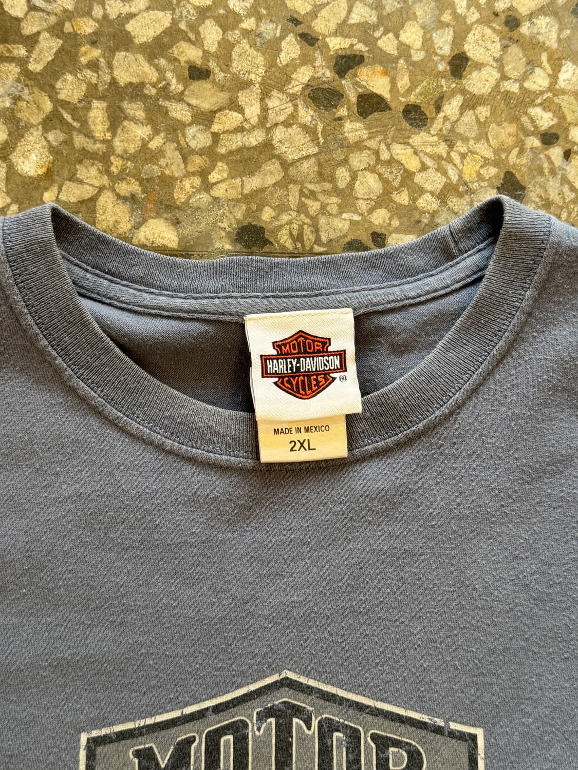 할리 데이비슨 스컬 로고 반팔 티셔츠(HT15) 상품이미지5