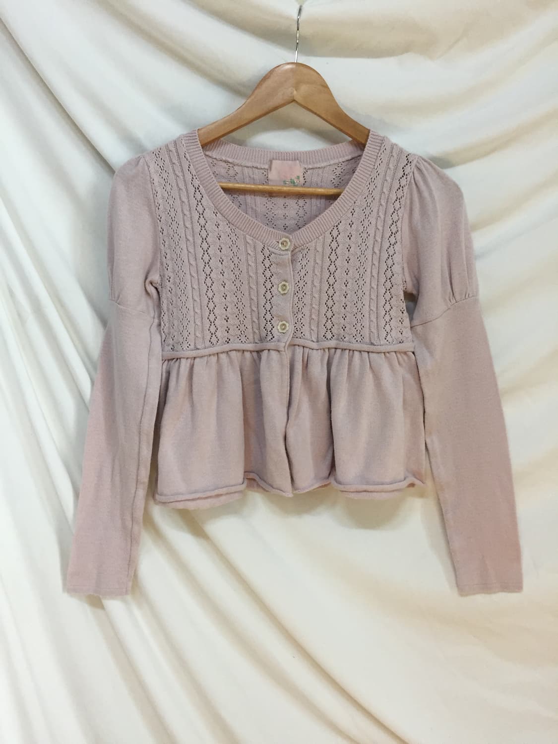 꽃단추 가디건 상품이미지1