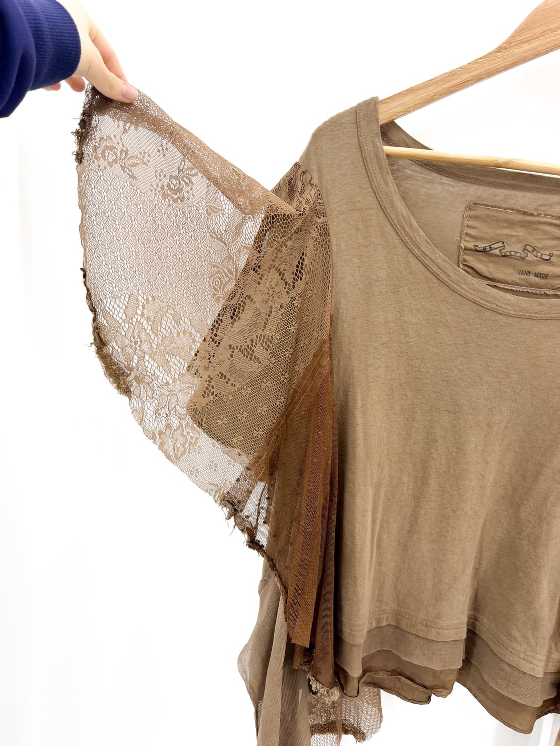 핸드메이드 그런지 페어리 레이스 오프숄더 상품이미지5