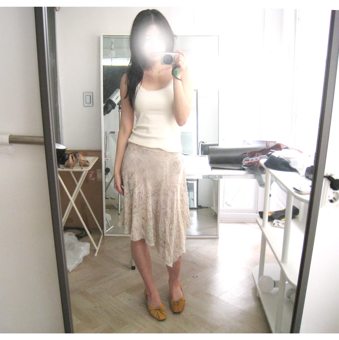 츠모리치사토 버터 드레이퍼리 스커트 상품이미지3