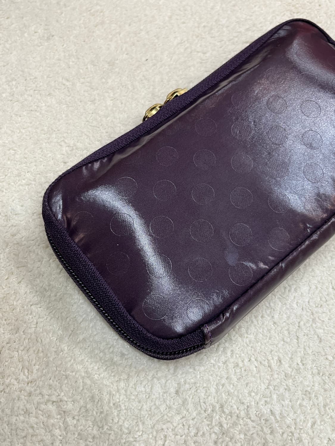 Porter 포터 도트 장지갑 퍼플 상품이미지4