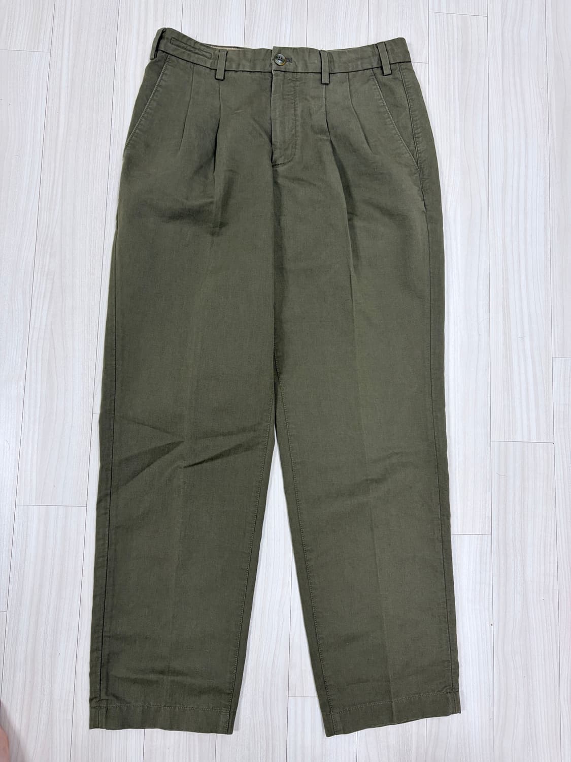 바스통 614 린넨 코튼 치노 팬츠 30사이즈, 면바지 슬랙스 상품이미지1