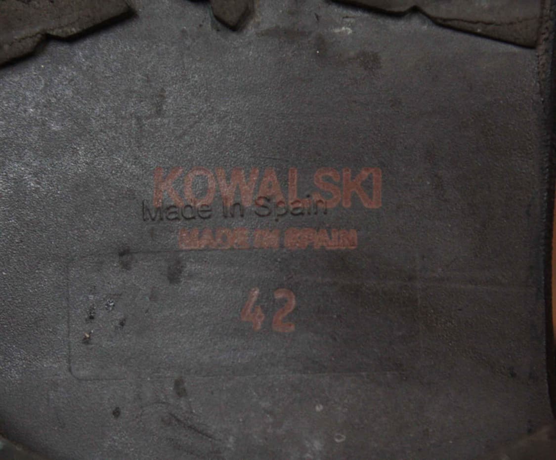 S-2239/KOWALSKI 정품 남성용 가죽 워커 42 상품이미지5