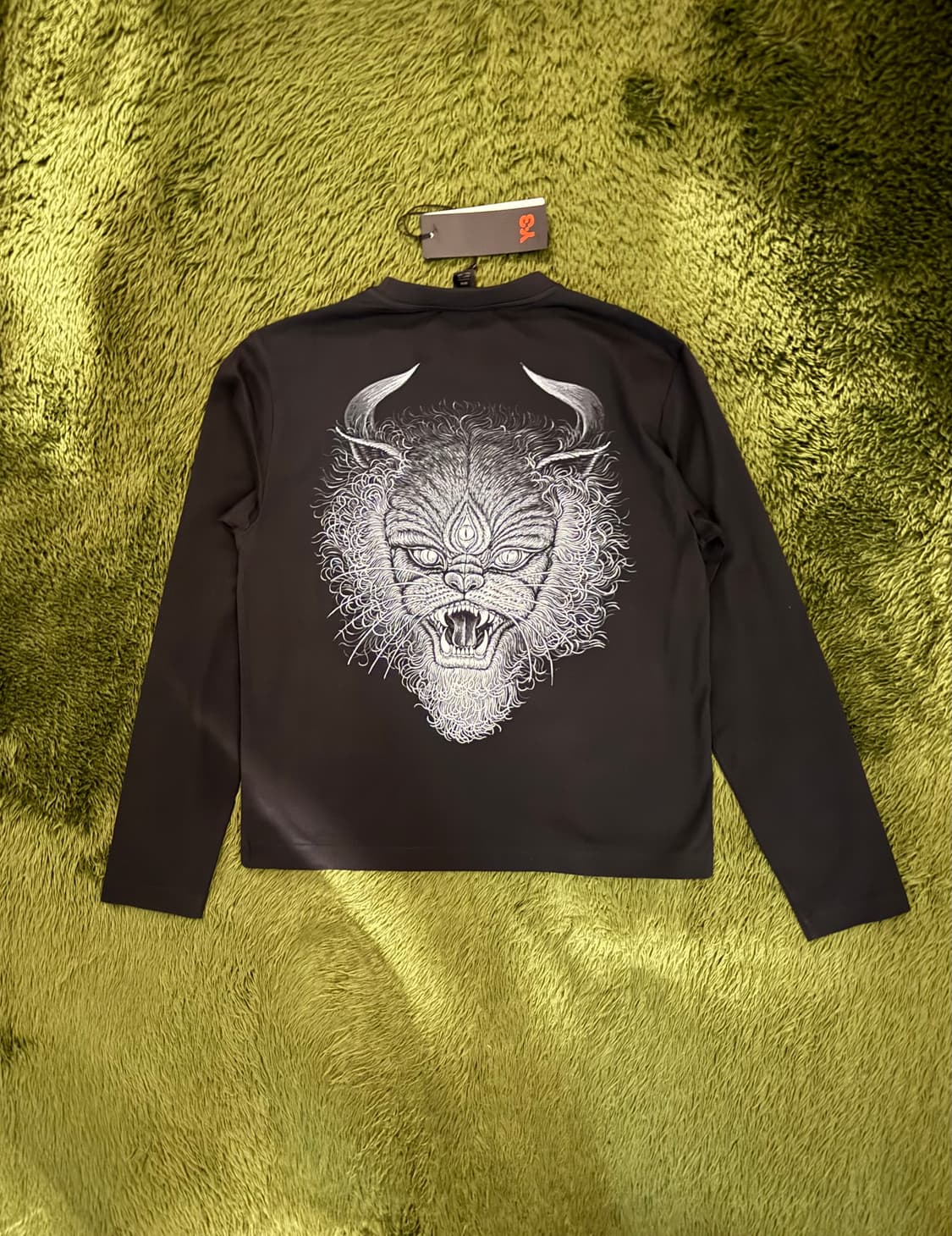 [M] Y-3 요지 야마모토 우먼스 뉴질랜드 올블랙스 롱슬리브 상품이미지7