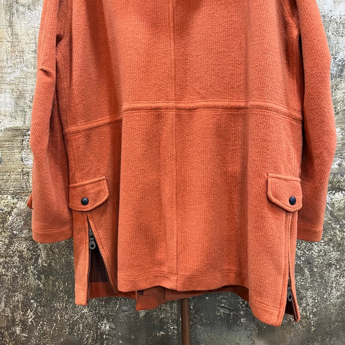 90s 아비티오 이태리 패브릭 n3b 울 코트 상품이미지10