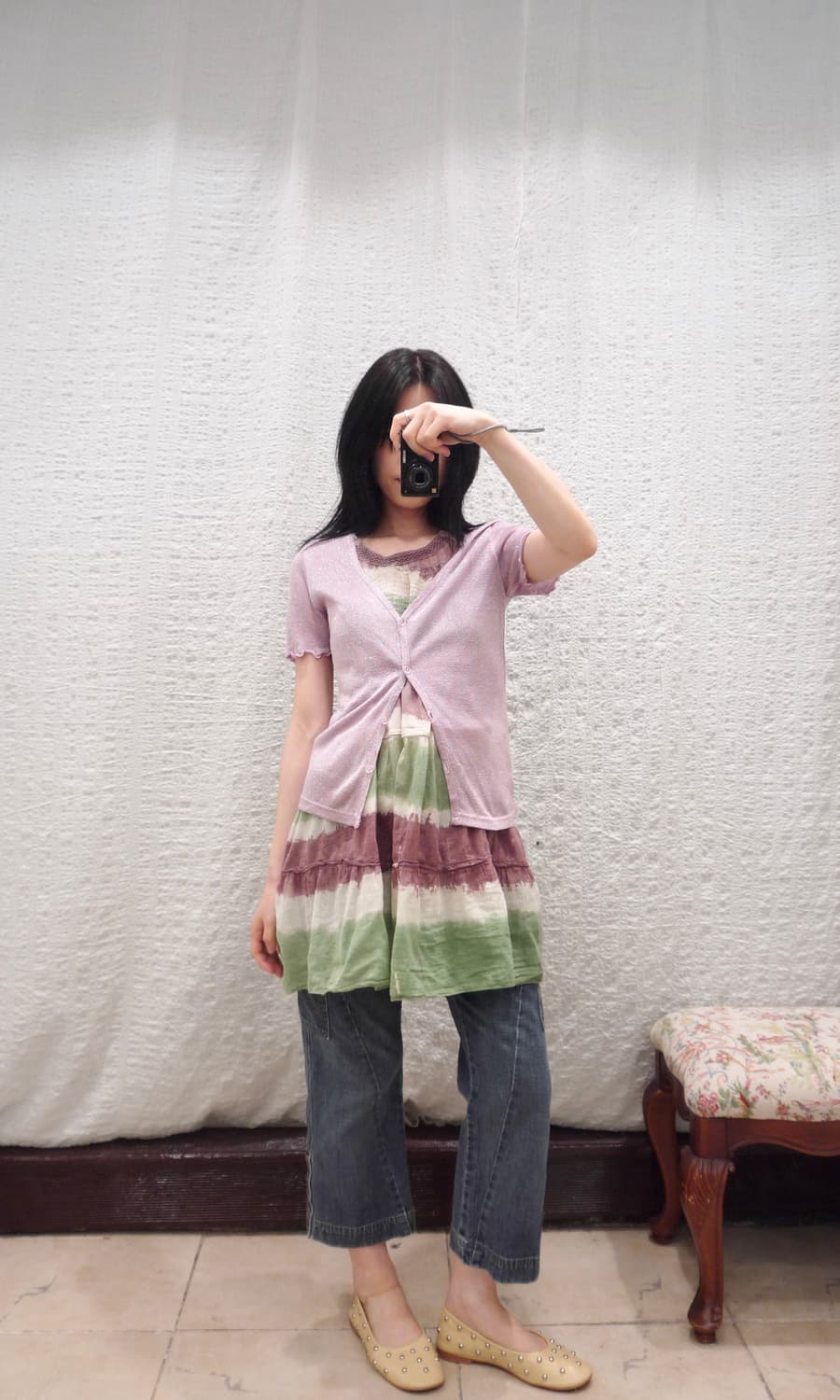 pink glitter summer cardigan 상품이미지3
