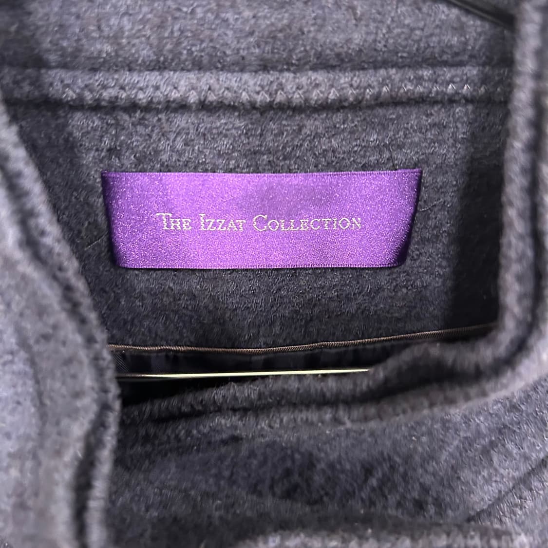 더 아이잗 컬랙션 울 부클 래글런 로브 코트 상품이미지3