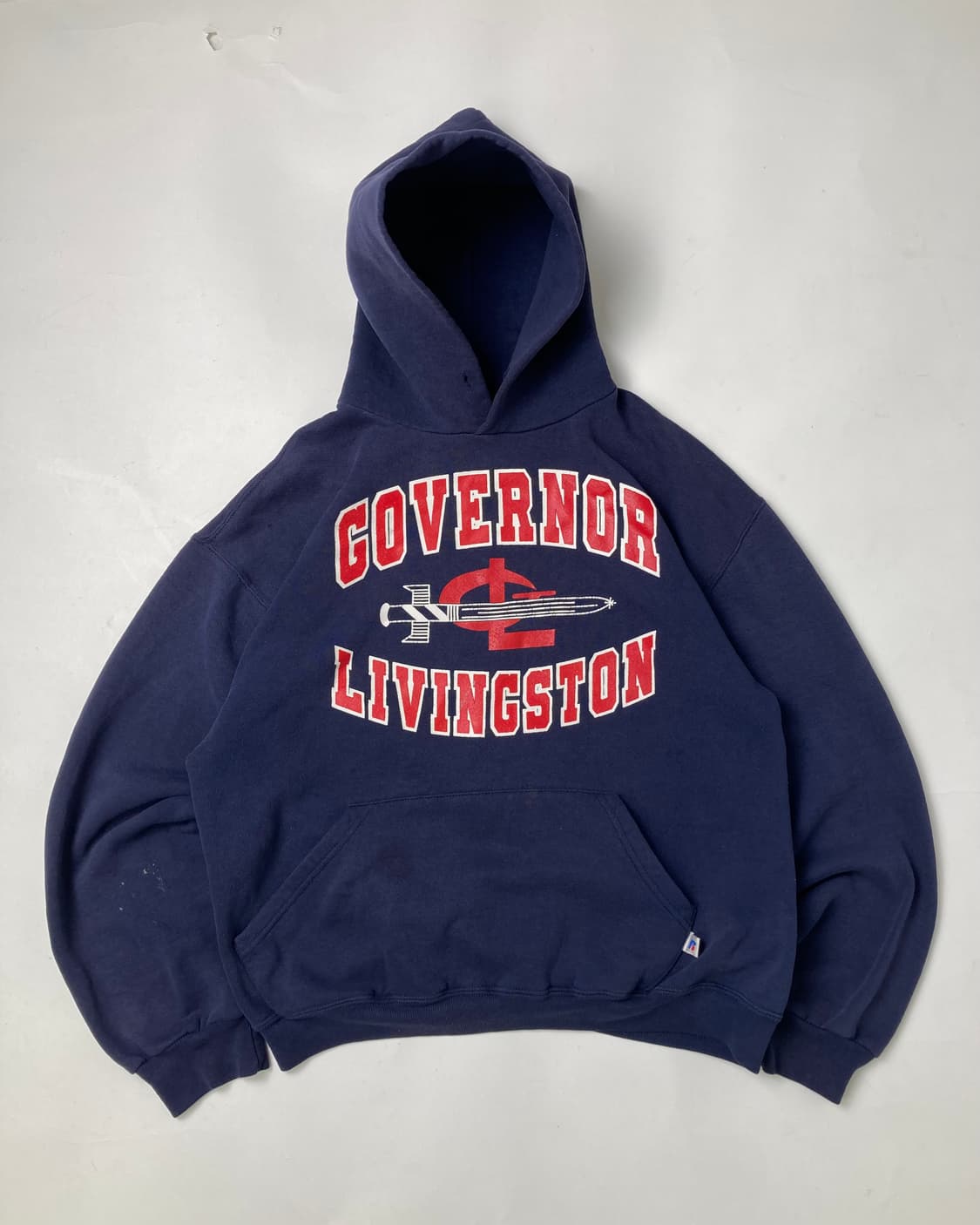 90s Russell Hoodie (navy) 상품이미지1