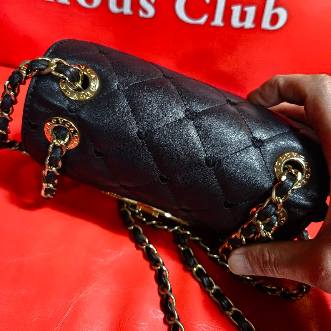 러브캣(Lovcat) 미니 가죽 퀼트
체인백 상품이미지4