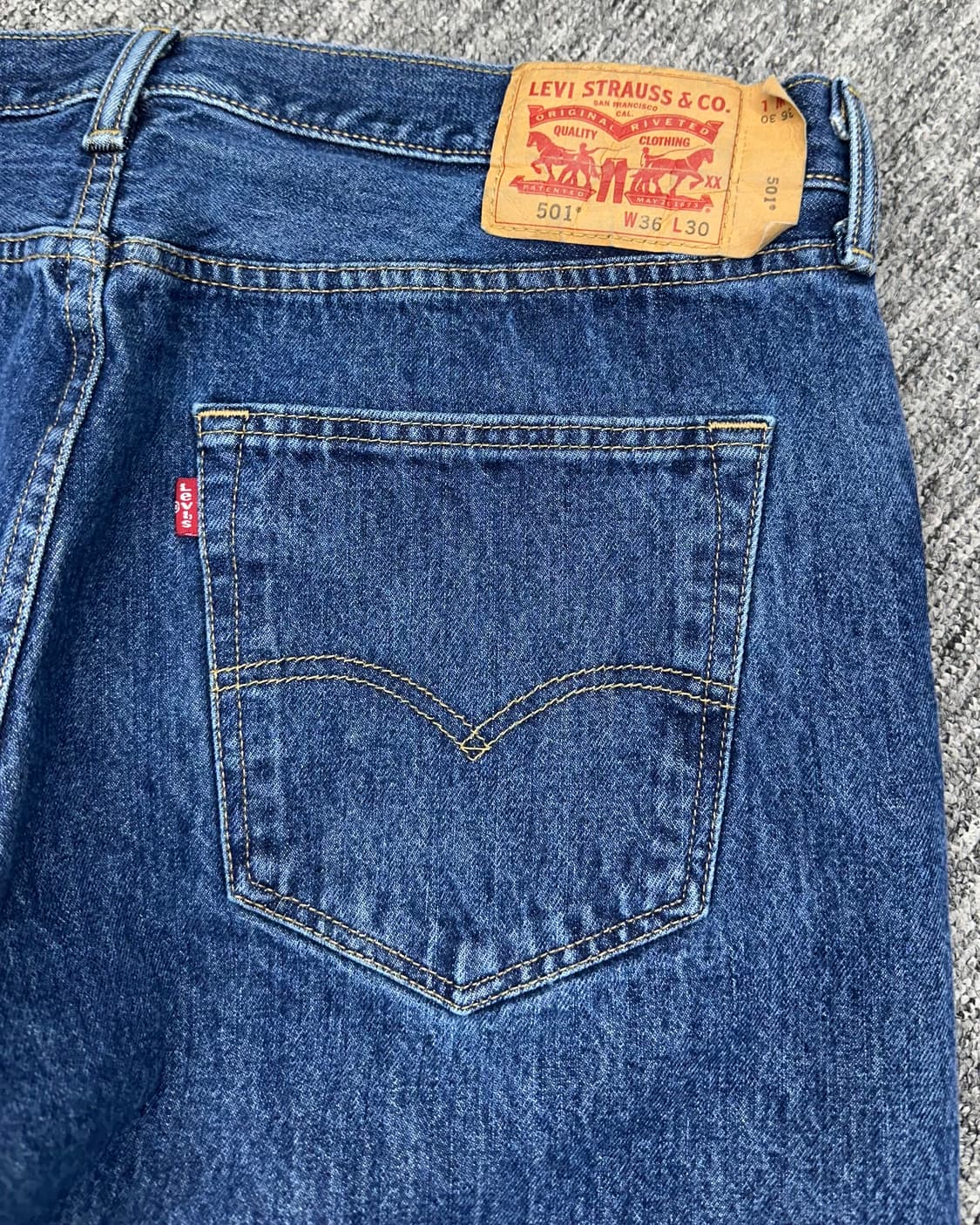 (허단46)00'S 리바이스 501 진청-M1905 상품이미지1