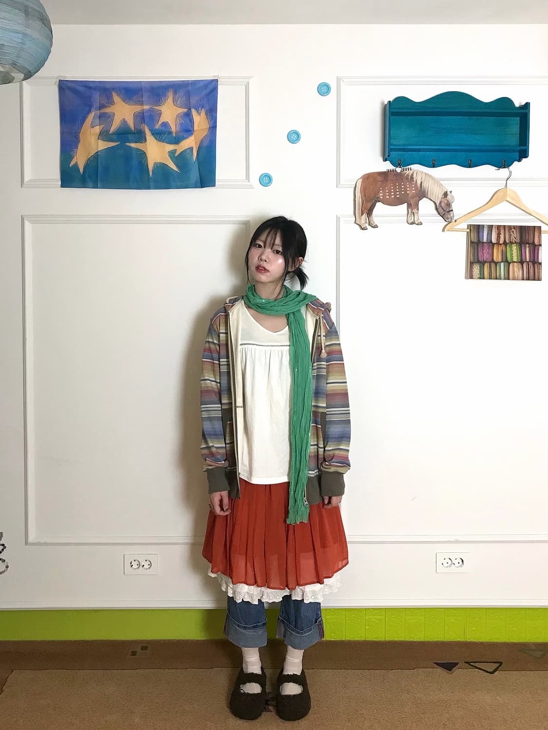 알록달록 스트라이프 패턴과 컬러 포인트 가득𓂃˖₊*🍭  상품이미지2