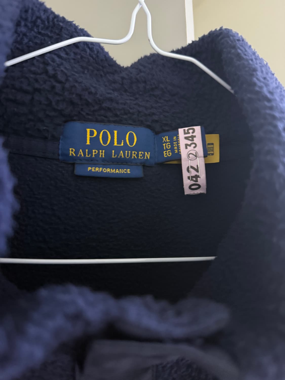 폴로 후리스 네이비 상품이미지2