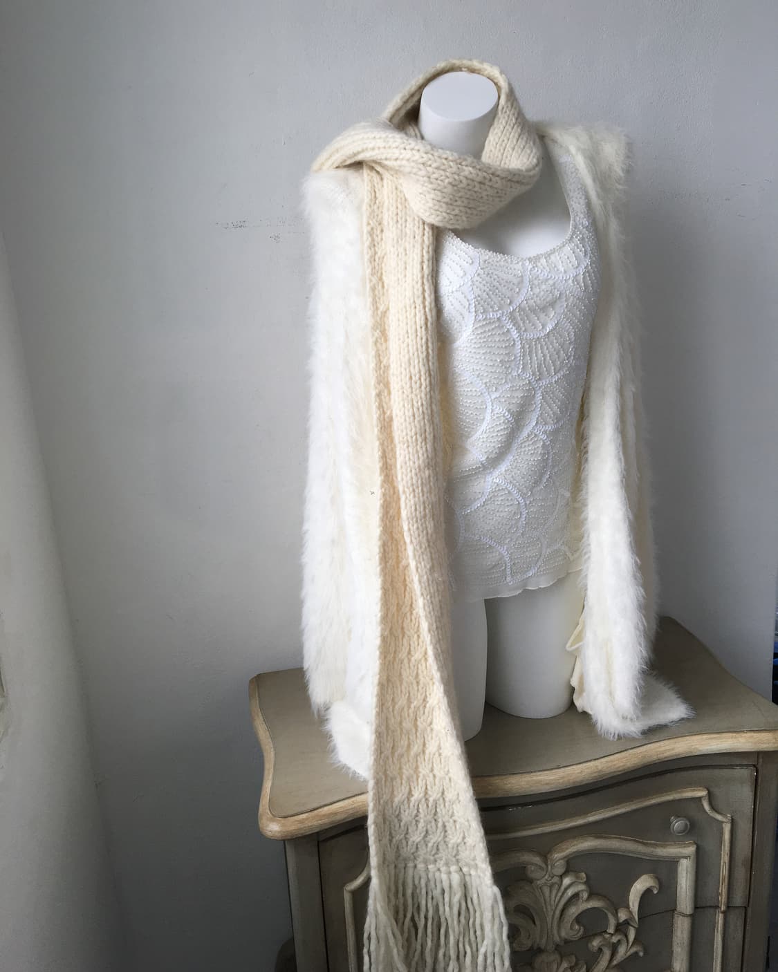 woolen knit muffler 상품이미지1
