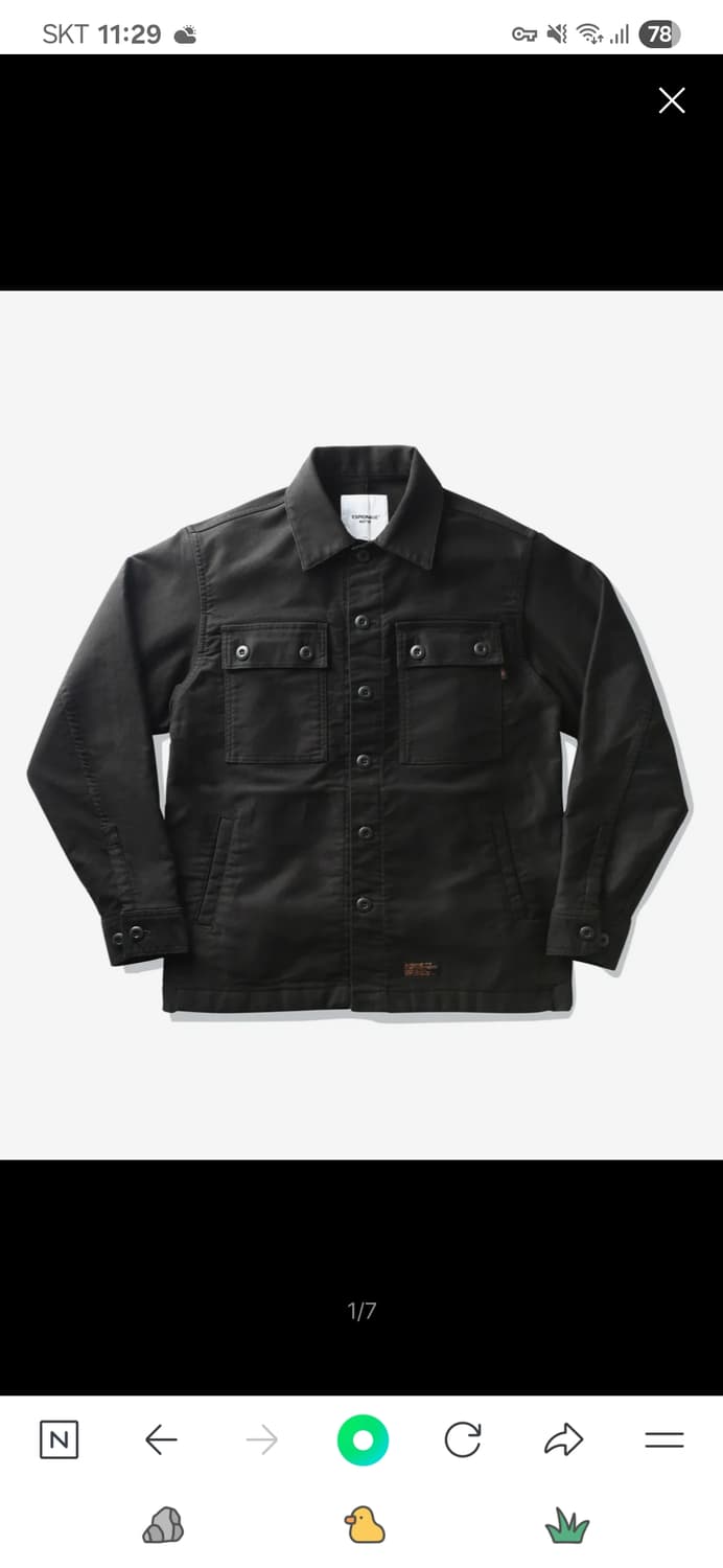 에스피오나지 Norfolk Jungle Cloth CPO 자켓 상품이미지1