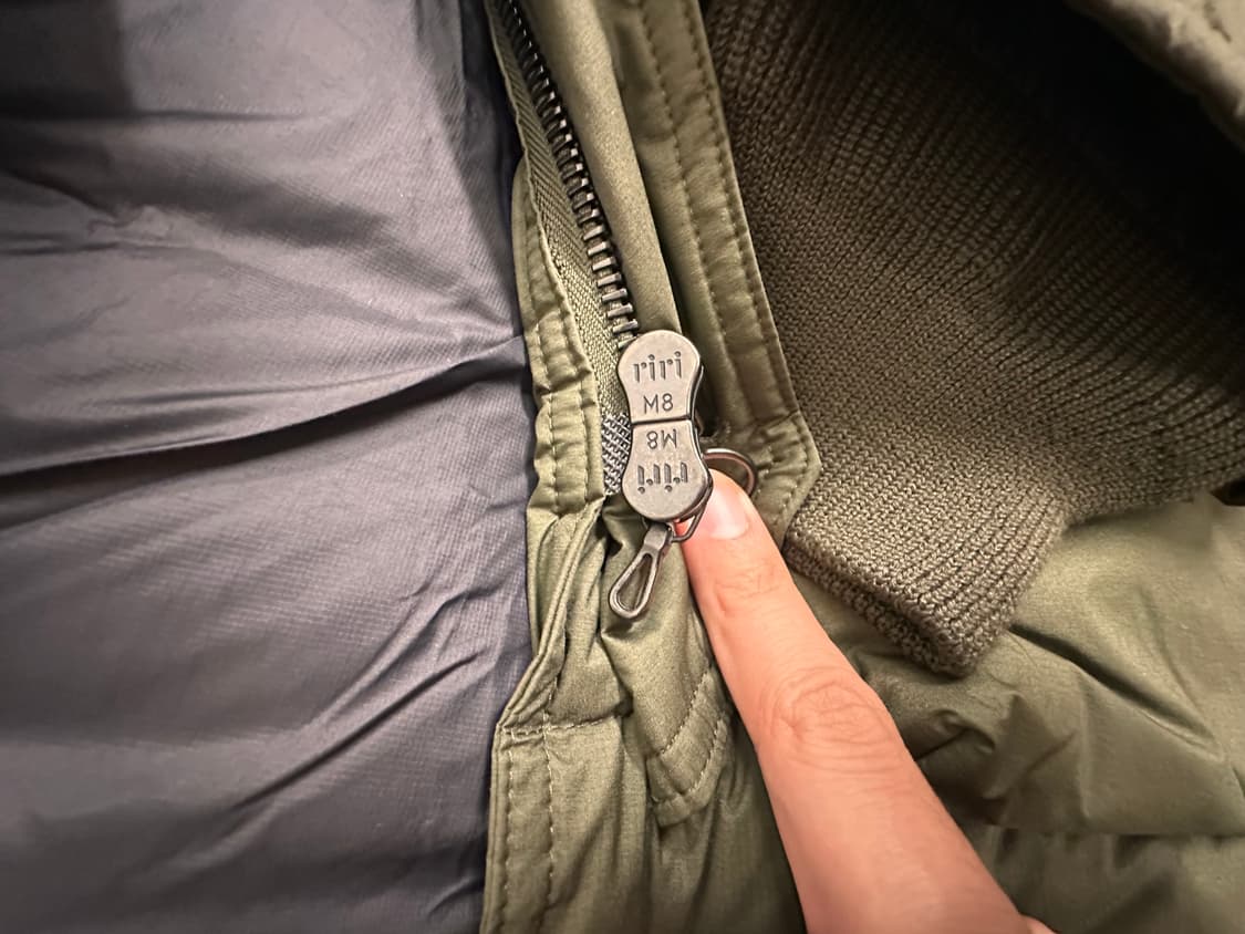 이스트로그 유틸리티 구스다운 패딩 올리브 XL 상품이미지4