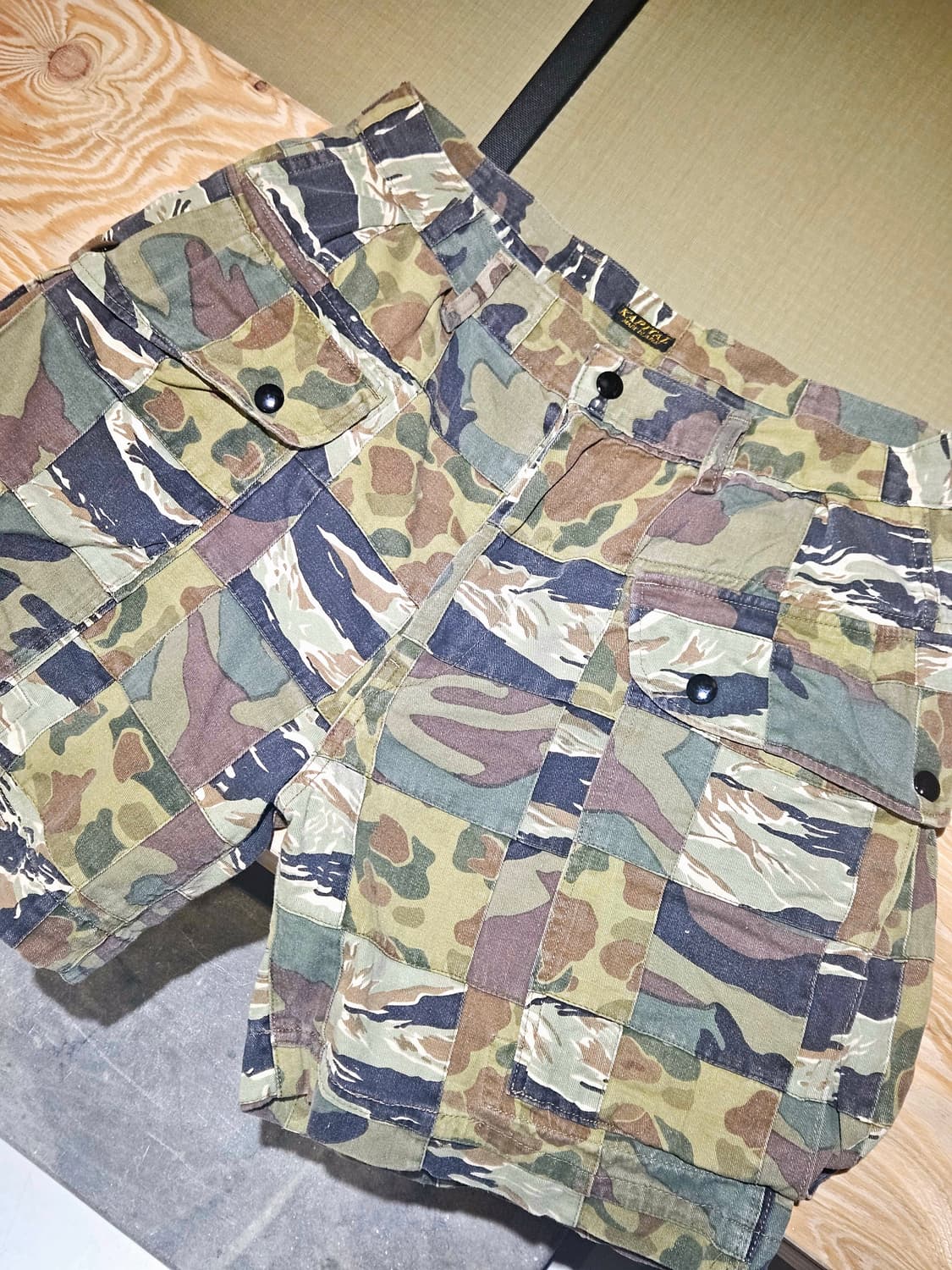 캐피탈 카모 카고 숏 팬츠 상품이미지2