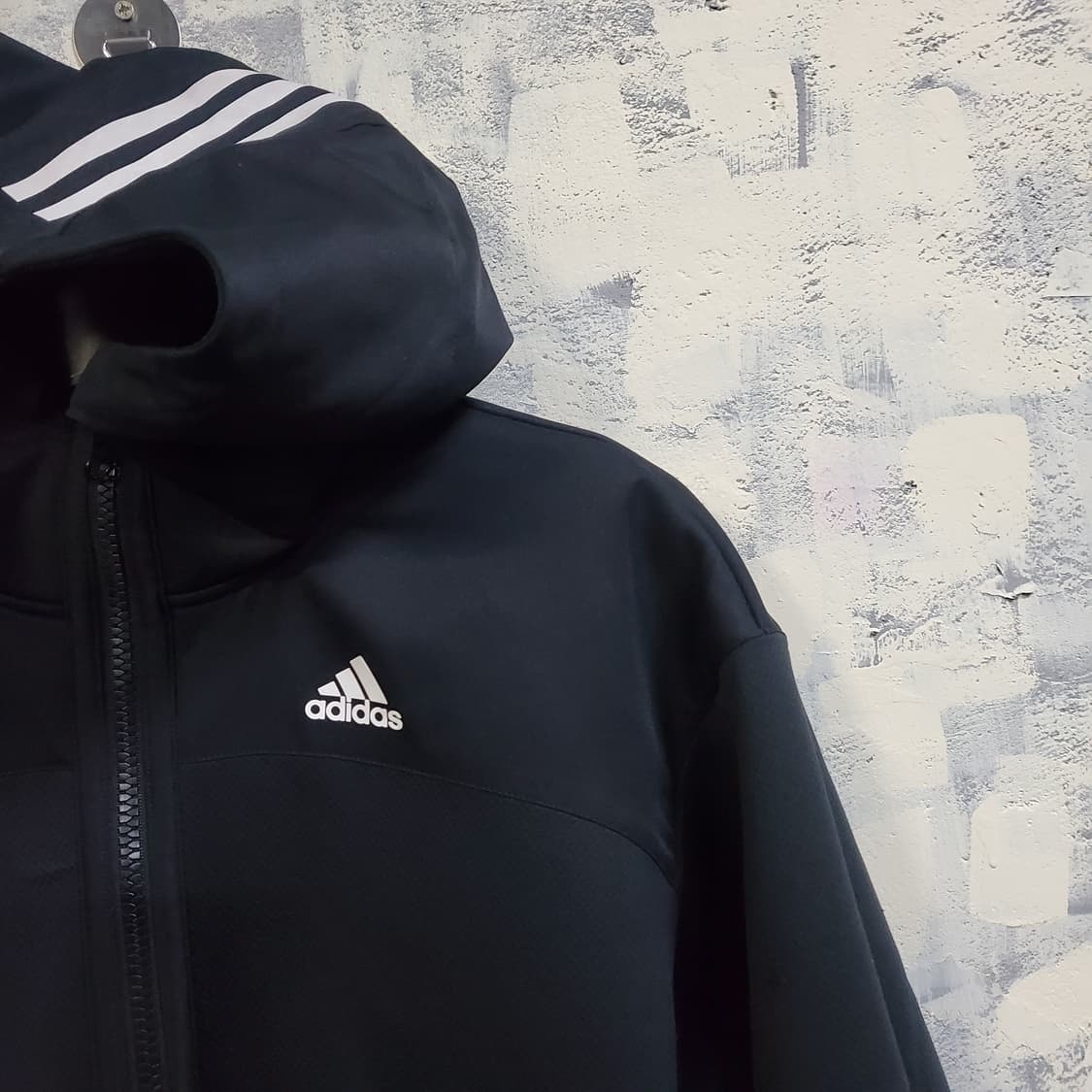 아디다스 오버핏 아노락 반집업 후드 져지  상품이미지3
