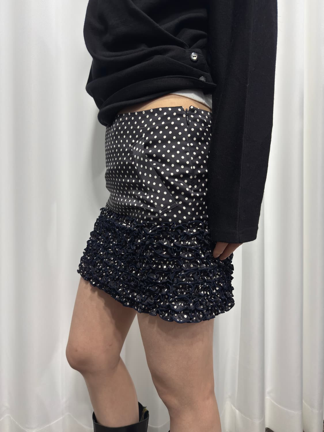 dot frill mini skirt 상품이미지4