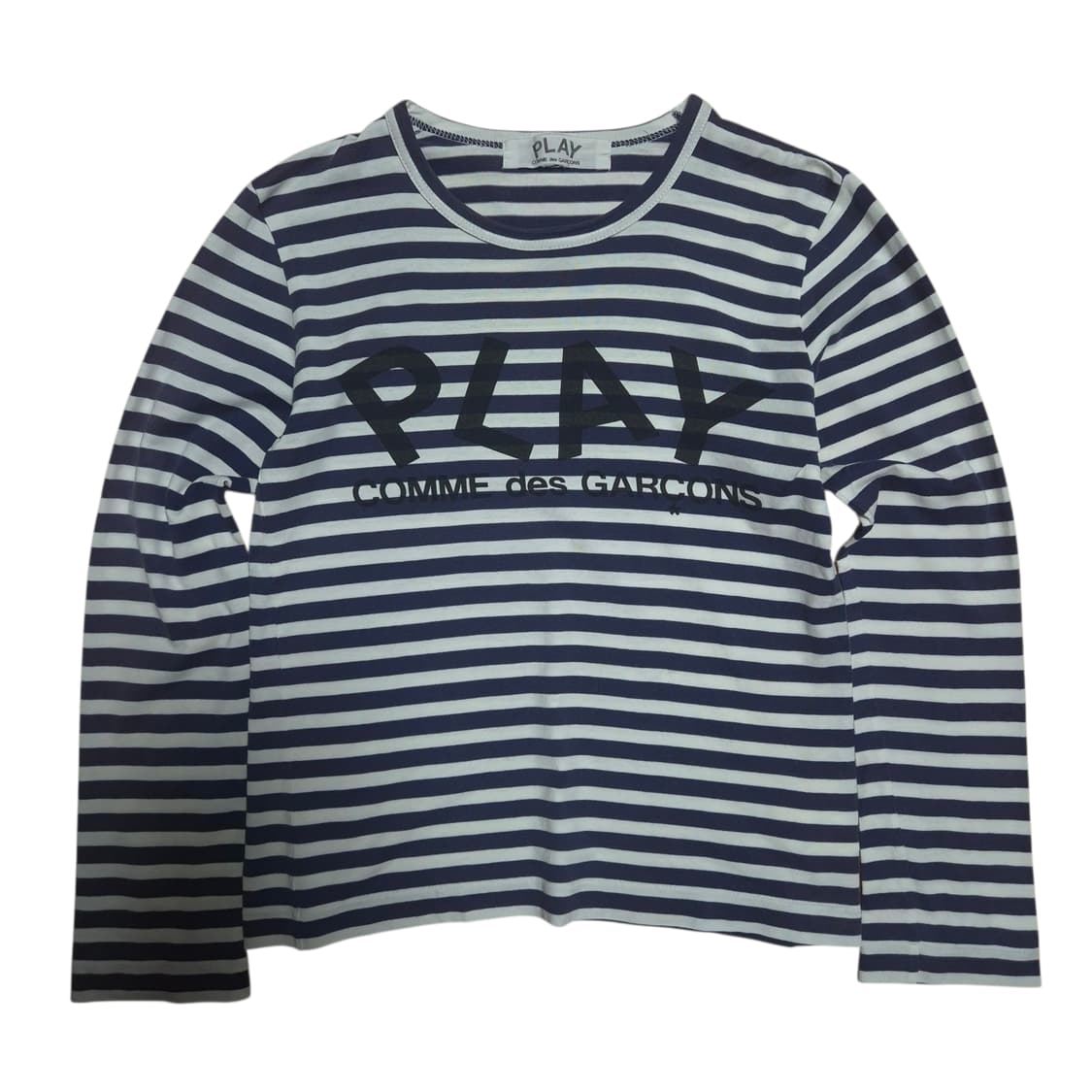 꼼데가르송 플레이 네이비 스트라이프 롱슬리브 상품이미지1