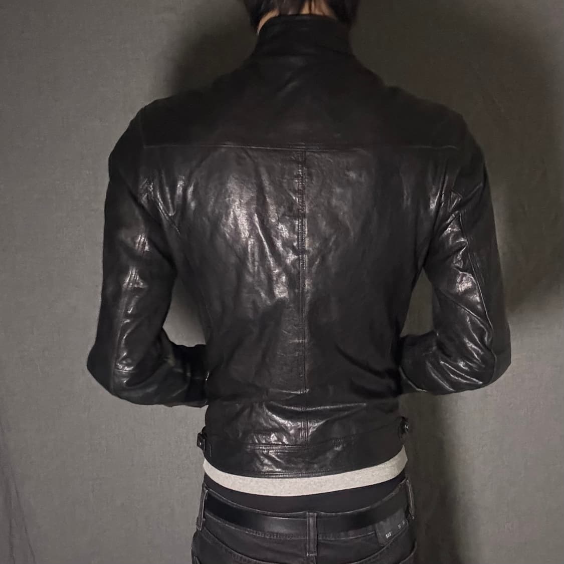 japan vintage ltaly lamb skin jacket 상품이미지7