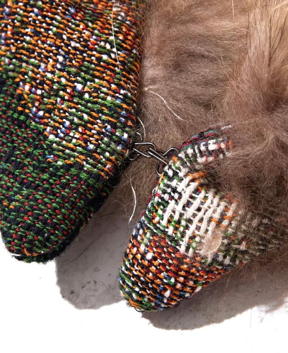 빈티지 퍼 모자 스카프 상품이미지6