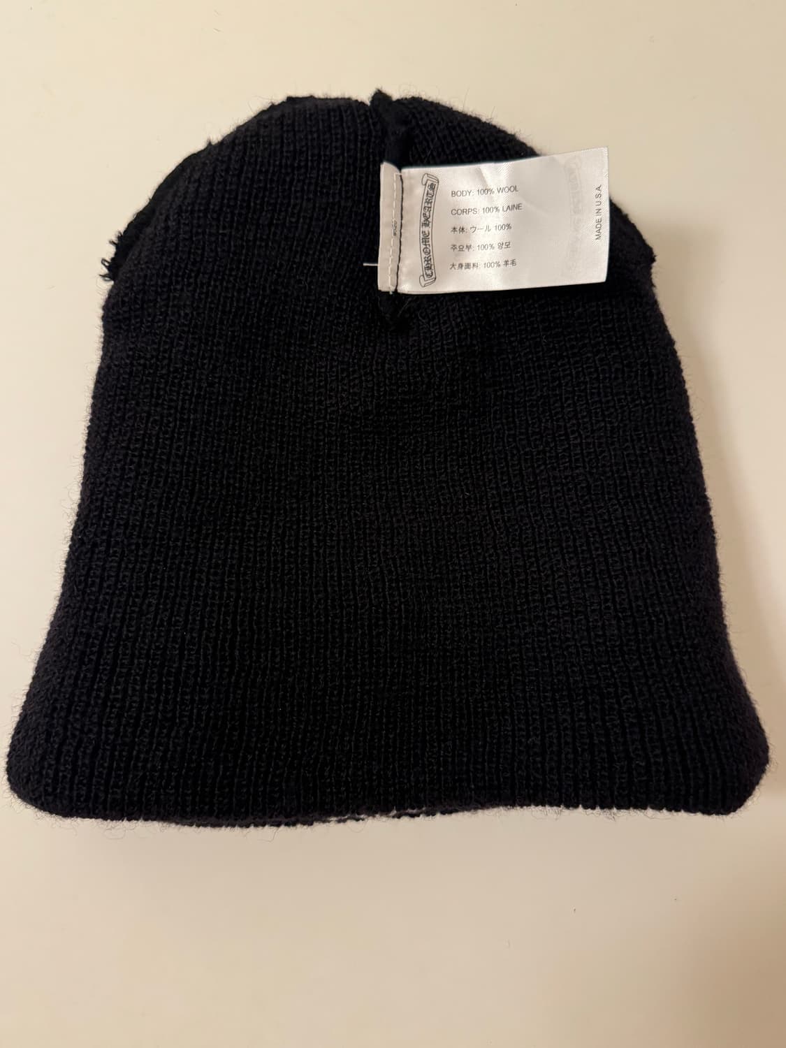 크롬하츠 울 비니 블랙 화이트 상품이미지6