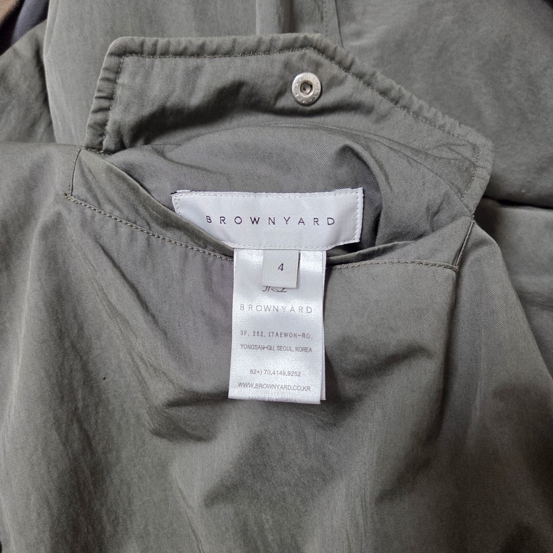 브라운야드 리버시블 ma-1 올리브 4 / 마원 항공점퍼 상품이미지2