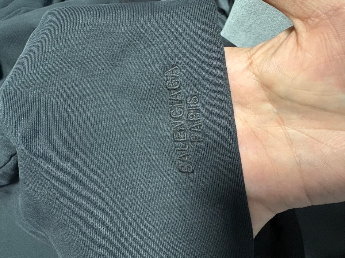 발렌시아가 파리스 후드 집업 블랙 스몰핏 L 상품이미지2