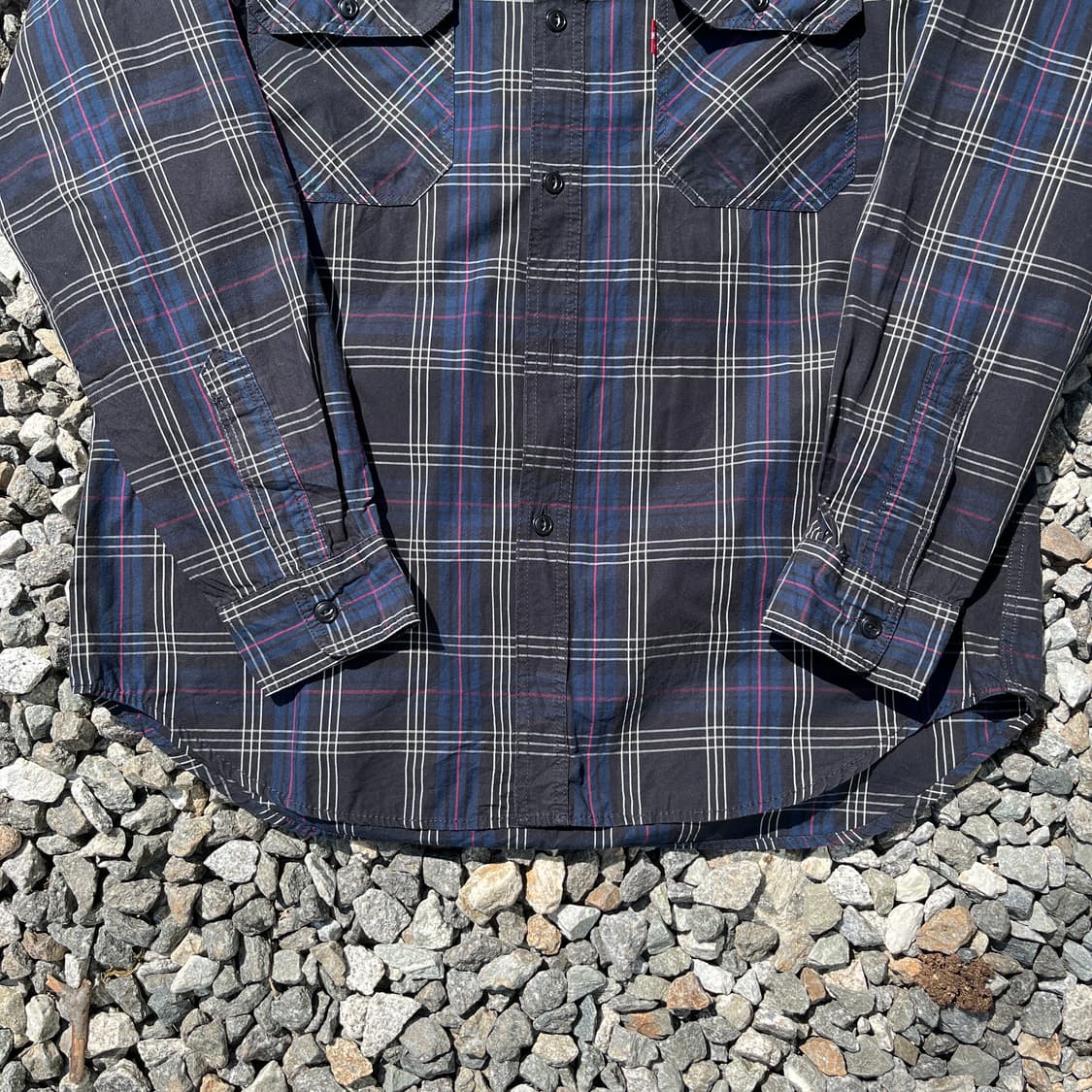 리바이스 일본판 레드탭 체크 셔츠 (실측확인) 상품이미지2