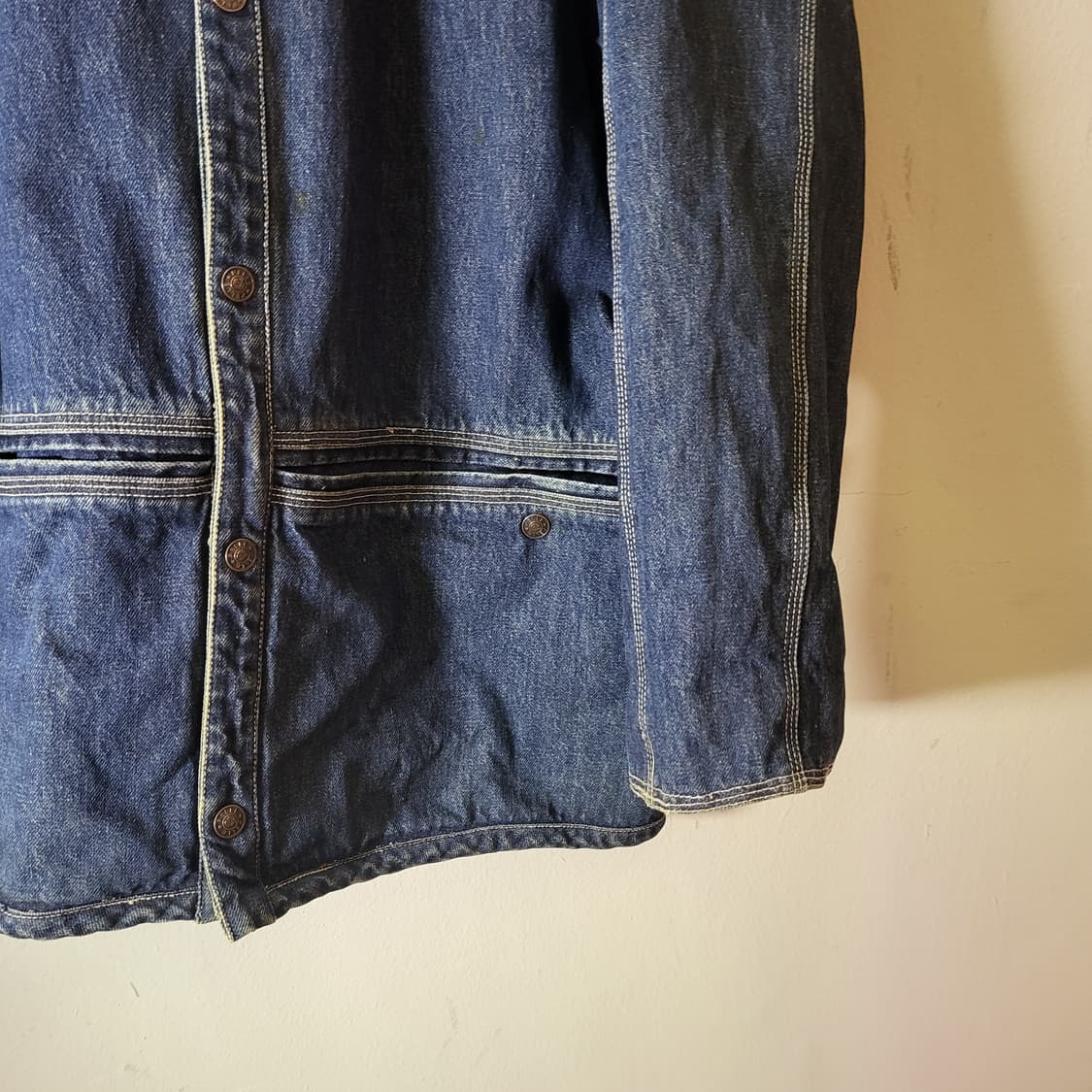 90s 펠레펠레 데님 자켓 (XL) 상품이미지6